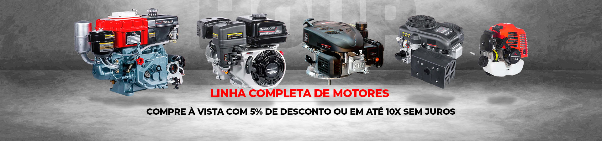 Linha completa de motores
