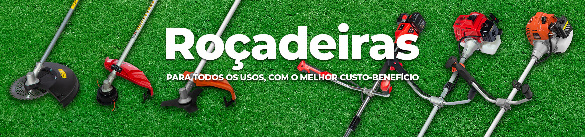 Linha completa de roçadeiras - Modelos a combustão