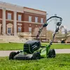 Cortador de Grama a Bateria Greenworks 82LM21S 82V (s/ bateria e carregador)